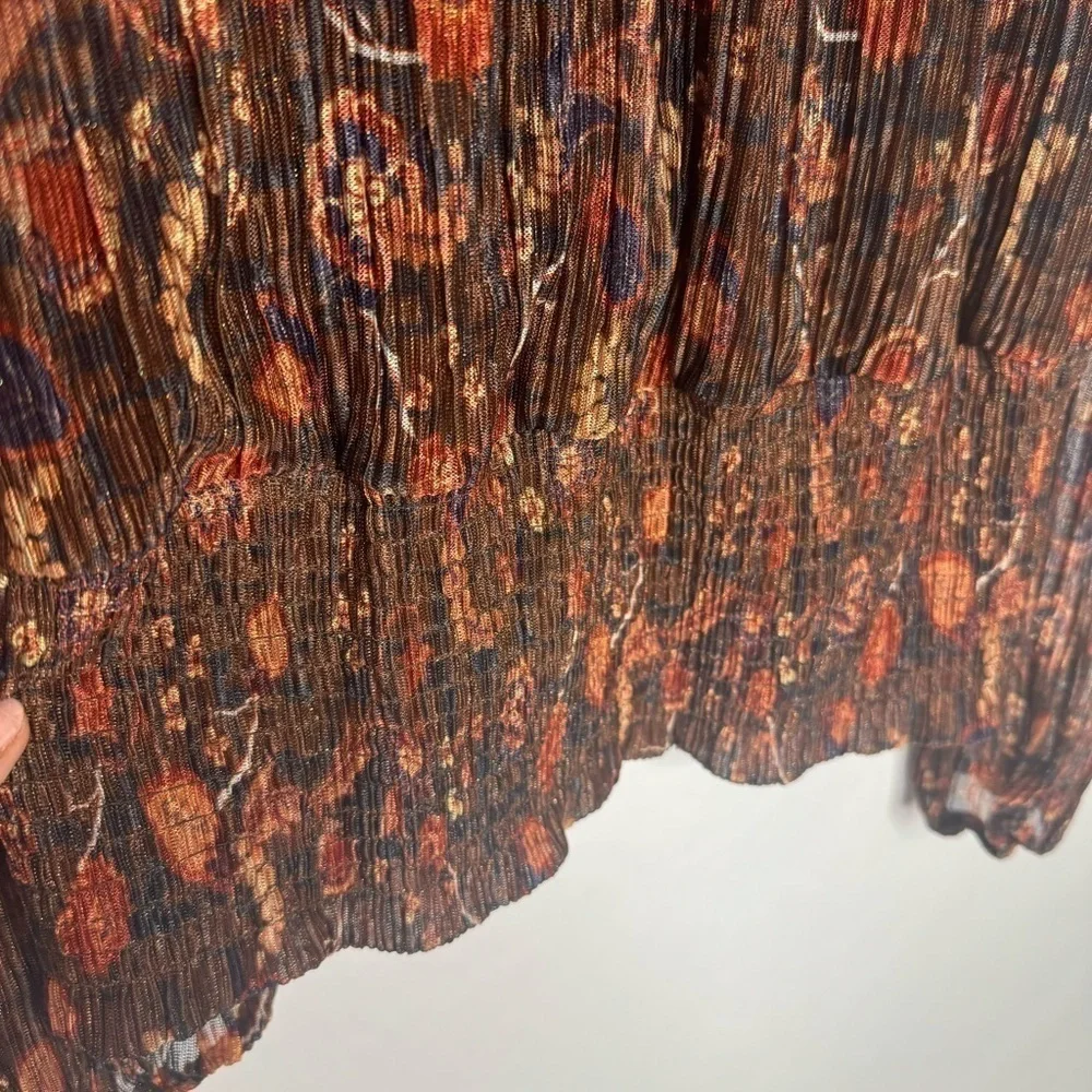 NWT Joie Long Sleeve Mock Neck Blouse - Picture 3 of 5